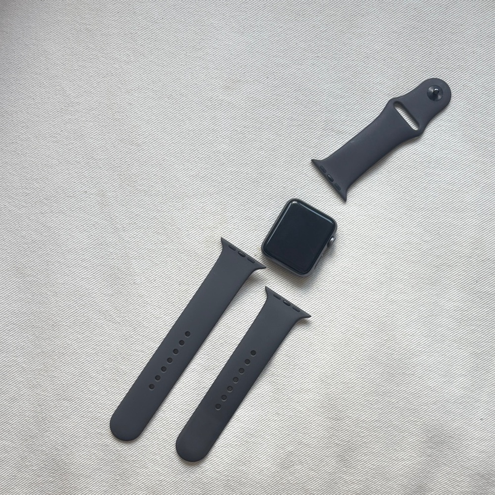 Gray Apple Watch with Bands